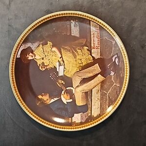 Bradford Exchange " Pondering On The Porch"